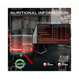 Nakpro Nutrition Creatine Monohydrate Unflavoured 250gm