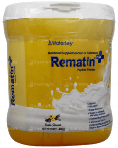 Rematin Plus Vanilla Flavour Peptide Powder 400gm Rematin Plus Vanilla Flavour Peptide Powder 400gm