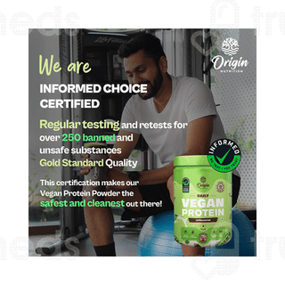 Origin Nutrition Daily Vegan Protein Unflavored No Added Sugar 250Gm