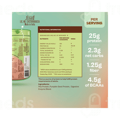 Origin Nutrition Daily Vegan Protein Unflavored No Added Sugar 250Gm