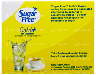 Sugar Free Gold + With Chromium 0.75gm Pack Of 100 Sachets