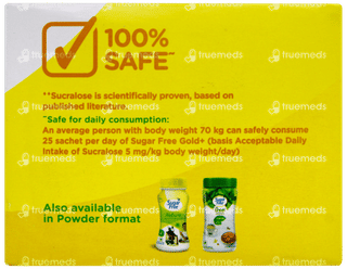 Sugar Free Gold + With Chromium 0.75gm Pack Of 100 Sachets