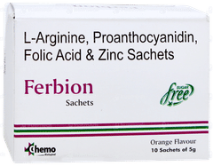 Ferbion Orange Flavour Sugar Free Sachet 5gm