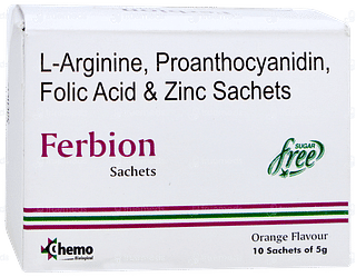 Ferbion Orange Flavour Sugar Free Sachet 5gm