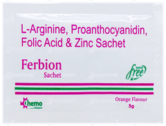 Ferbion Orange Flavour Sugar Free Sachet 5gm