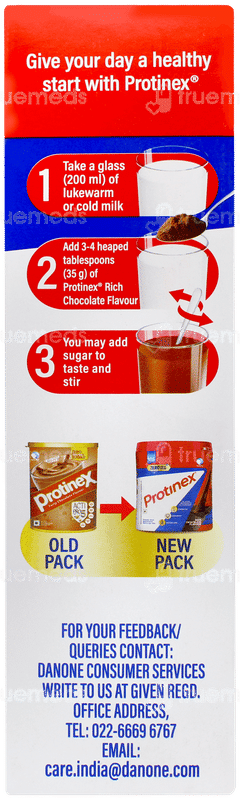 Protinex Rich Chocolate Flavour Zero Added Sugar Refill Powder 230gm