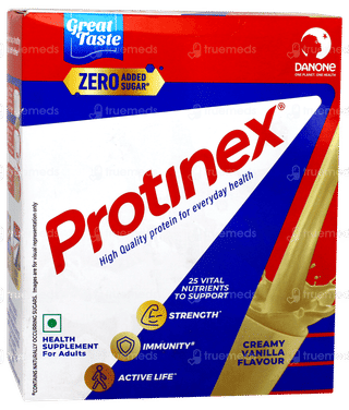 Protinex Creamy Vanilla Flavour Zero Added Sugar Refill Powder 230gm