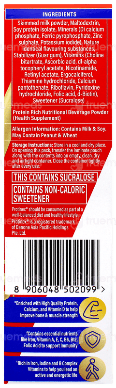 Protinex Creamy Vanilla Flavour Zero Added Sugar Refill Powder 230gm