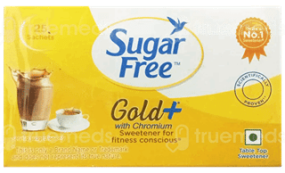 Sugar Free Gold+ With Chromium 0.75Gm Pack Of 25 Sachets
