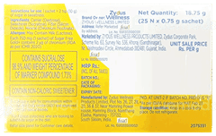 Sugar Free Gold+ With Chromium 0.75Gm Pack Of 25 Sachets