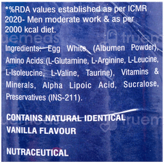 Albuzest Reno Vanilla Flavour No Added Sugar Powder Jar 400Gm