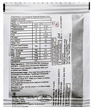 L Sure Plus New Pack Cranberry Flavour Sugar Free Sachet 7Gm