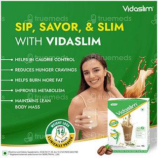 Vidaslim Caffe Latte Flavour Powder 500gm