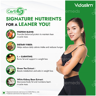 Vidaslim Caffe Latte Flavour Powder 500gm