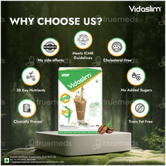 Vidaslim Caffe Latte Flavour Refill Powder 500gm