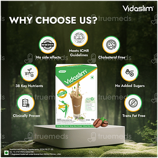 Vidaslim Caffe Latte Flavour Powder 500gm