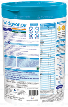 Vidavance Chocolate Flavour Zero Sucrose Powder Jar 400gm