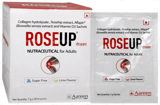 Roseup Lime Flavour Sugar Free Sachet 7gm