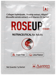 Roseup Lime Flavour Sugar Free Sachet 7gm Roseup Lime Flavour Sugar Free Sachet 7gm