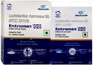 Entromax Gg Vanilla Flavour Sugar Free Sachet 1gm