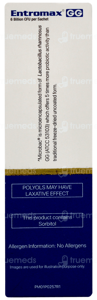 Entromax Gg Vanilla Flavour Sugar Free Sachet 1gm