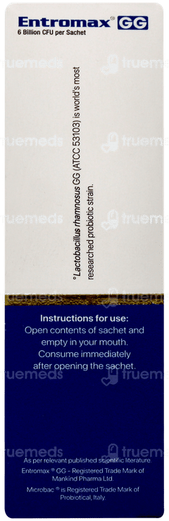 Entromax Gg Vanilla Flavour Sugar Free Sachet 1gm