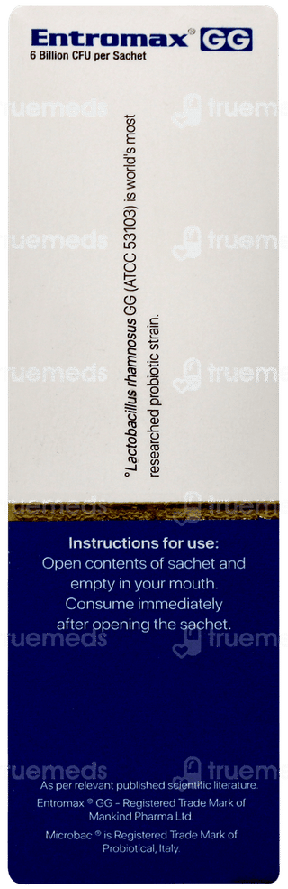Entromax Gg Vanilla Flavour Sugar Free Sachet 1gm