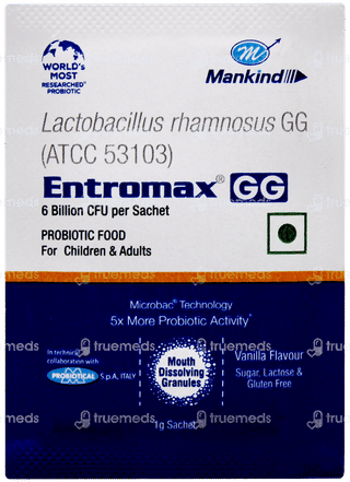 Entromax Gg Vanilla Flavour Sugar Free Sachet 1gm