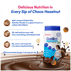Galact Plus Choco Hazelnut Flavour No Added Sugar Powder 400gm