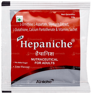 Hepaniche New Lime Flavour No Added Sugar Sachet 12gm