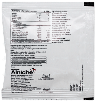 Hepaniche New Lime Flavour No Added Sugar Sachet 12gm