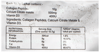 Colalog Orange Flavour Sugar Free Powder 10.7Gm