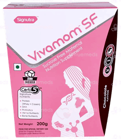 Vivamom Sf Zero Sucrose Chocolate Flavour Refill Powder 200Gm Vivamom Sf Zero Sucrose Chocolate Flavour Refill Powder 200Gm