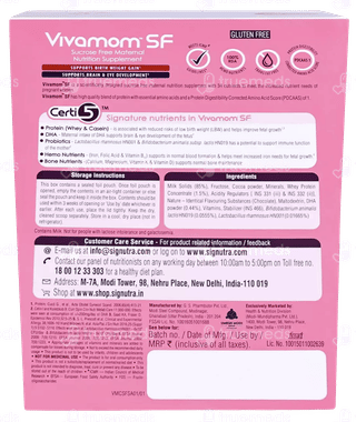 Vivamom Sf Zero Sucrose Chocolate Flavour Refill Powder 200Gm