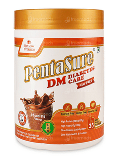 PENTASURE DM DIABETES CARE CHOCOLATE FLAVOUR SUCROSE FREE POWDER JAR 400GM