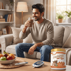 Pentasure Dm Diabetes Care Chocolate Flavour Sucrose Free Powder Jar 400Gm