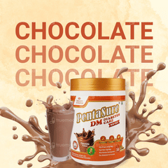 Pentasure Dm Diabetes Care Chocolate Flavour Sucrose Free Powder Jar 400Gm