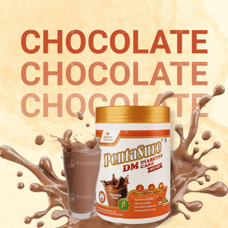 Pentasure Dm Diabetes Care Chocolate Flavour Sucrose Free Powder Jar 400Gm