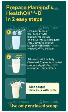 Health Ok D Diabetes Care Vanilla Flavour Zero Added Sucrose Refill Powder 400gm