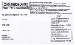 Aminofit Forte Lemon Orange Flavour Sugar Free Sachet 5Gm