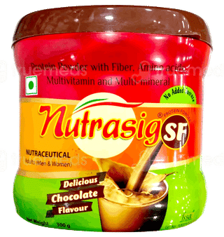 Nutrasig Sf Chocolate Flavour No Added Sucrose Powder 300Gm