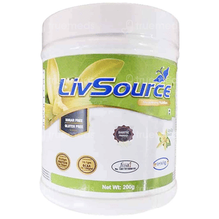 Livsource Vanilla Flavour Sugar Free Powder 200Gm