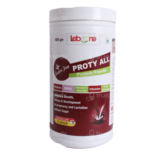 Proty All Chocolate Flavour Sugar Free Powder Jar 400Gm