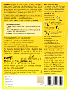 Grd Slim Vanilla Flavour Zero Added Sugar Powder 60Gm Pack Of 7 Sachets