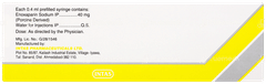 Loparin 40 Injection 0.4ml Loparin 40 Injection 0.4ml