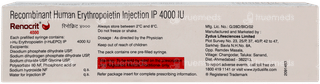 Renocrit 4000 Injection 0.4ml