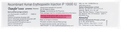 Transfer 10000 Iu Prefilled Syringe 1 Transfer 10000 Iu Prefilled Syringe 1