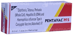 Pentavac Pfs Vaccine 0.5Ml