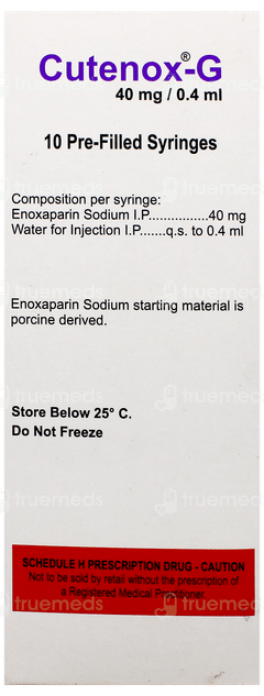 Cutenox G 40Mg Injection 0.4Ml