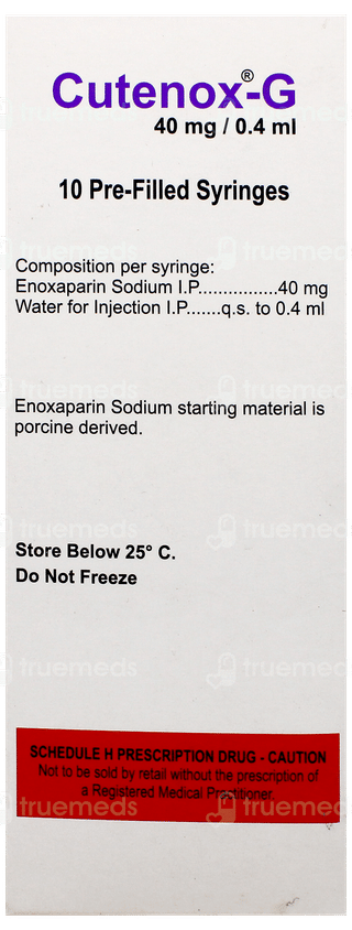 Cutenox G 40Mg Injection 0.4Ml